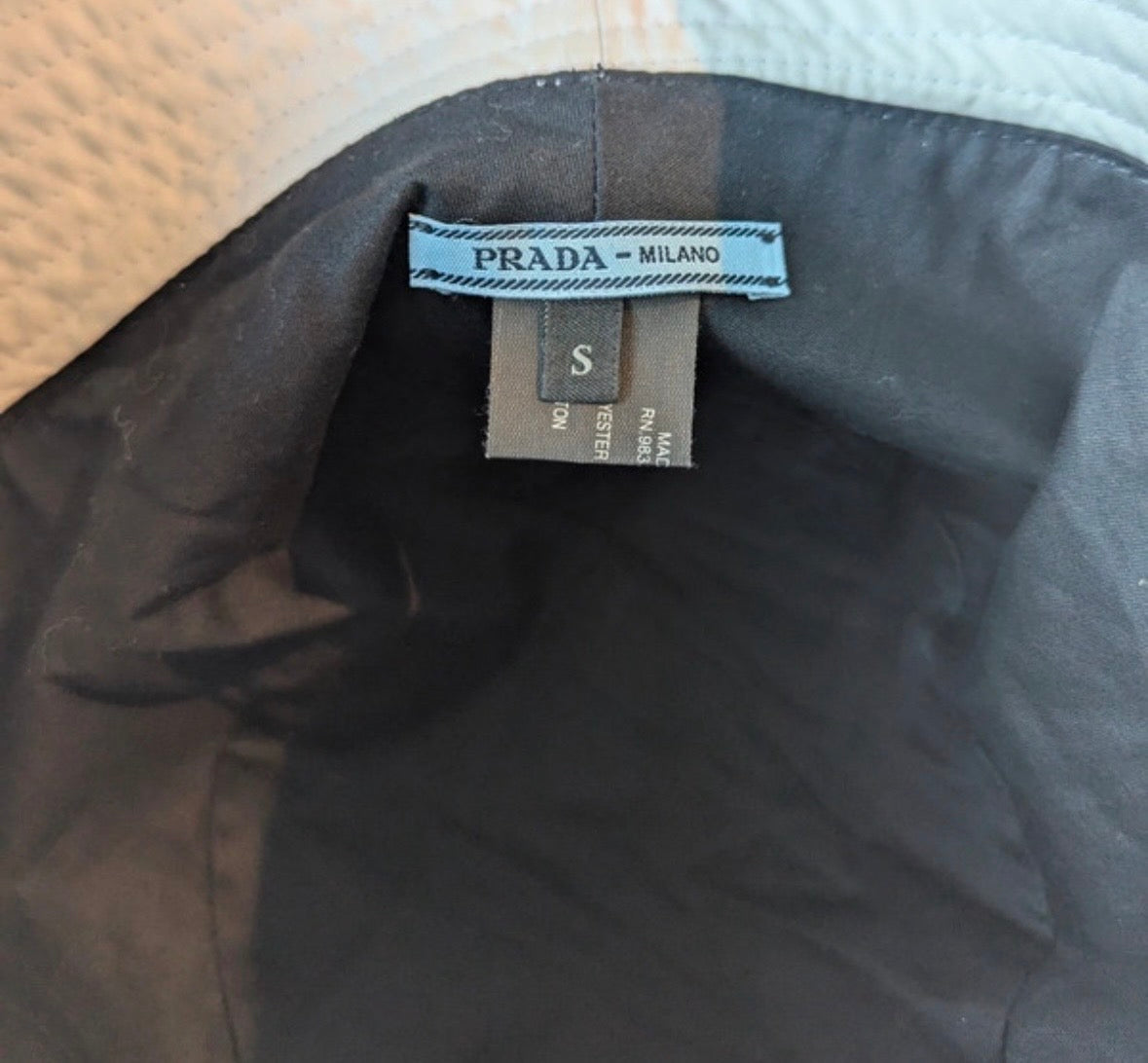 Prada Nylon Luna Rossa Bucket Hat