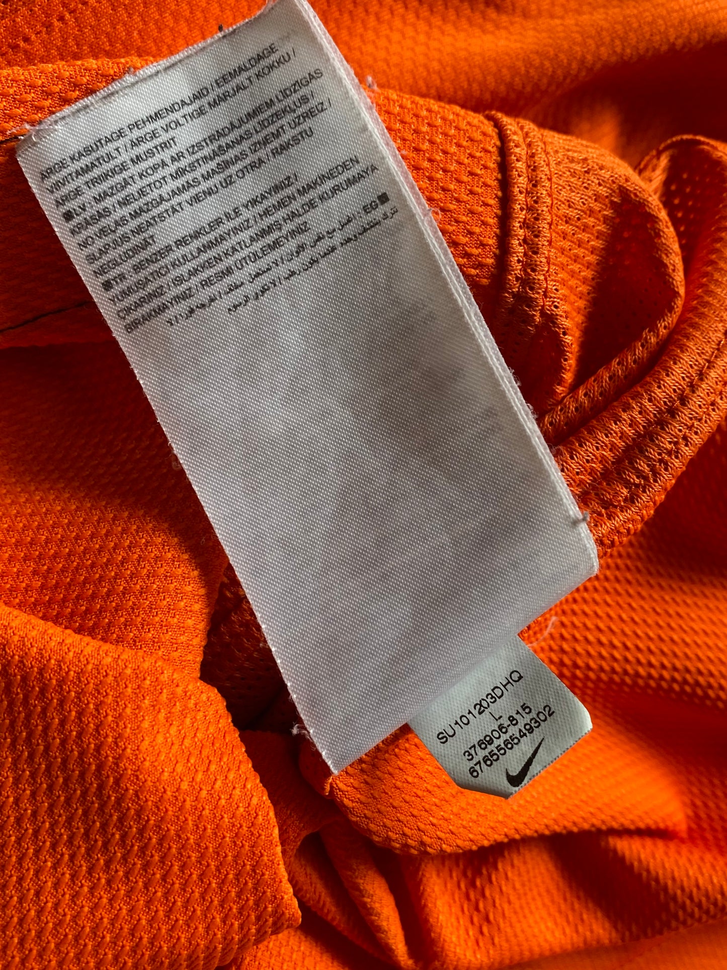 Netherlands Holland 2010-12 Nike Home Soccer Jersey