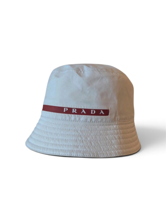 Prada Nylon Luna Rossa Bucket Hat