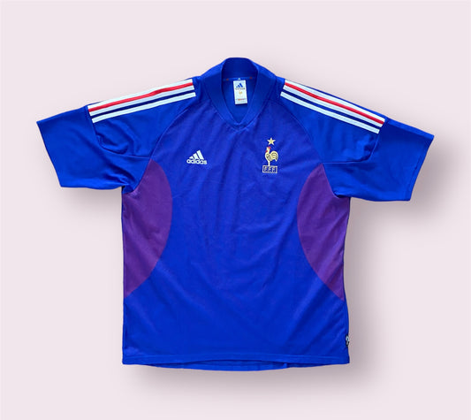 France 2002-04 Adidas Home Football Soccer Jersey