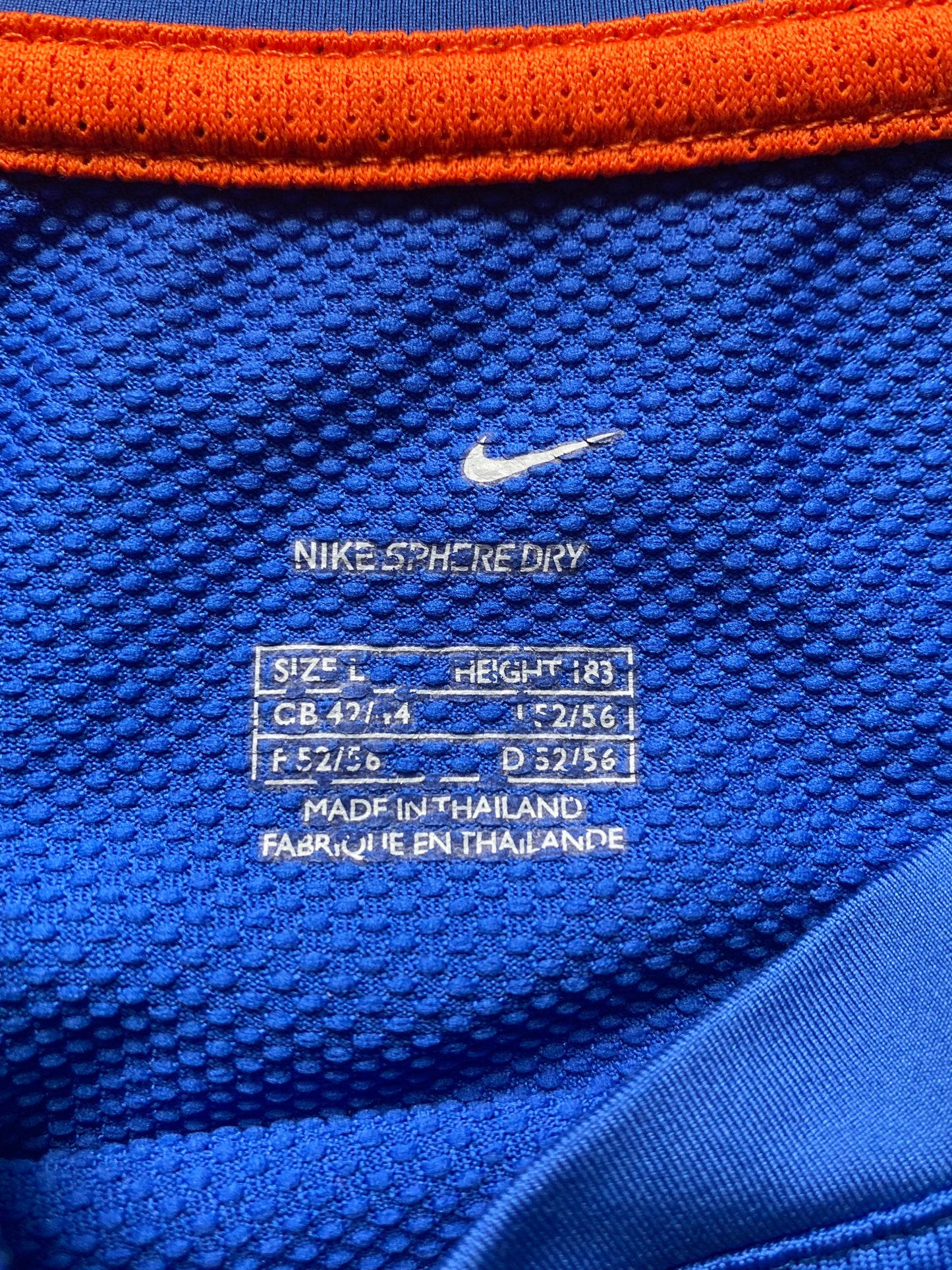 Netherlands Holland 2006-2007 Nike Soccer Training Jersey